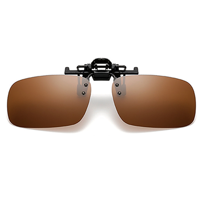 13CM Polarized Sunglasses Clip Driving Night Vision Lens Sun Glasses Male Anti-UVA UVB For Men Women Driver Goggles: CE