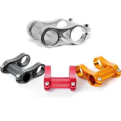 QICYCLE – pièces de vélo électrique pliable EF1, hauteur de guidon modifiée, ajouré, matériau en alliage ultra-léger plus long: 45mm gold