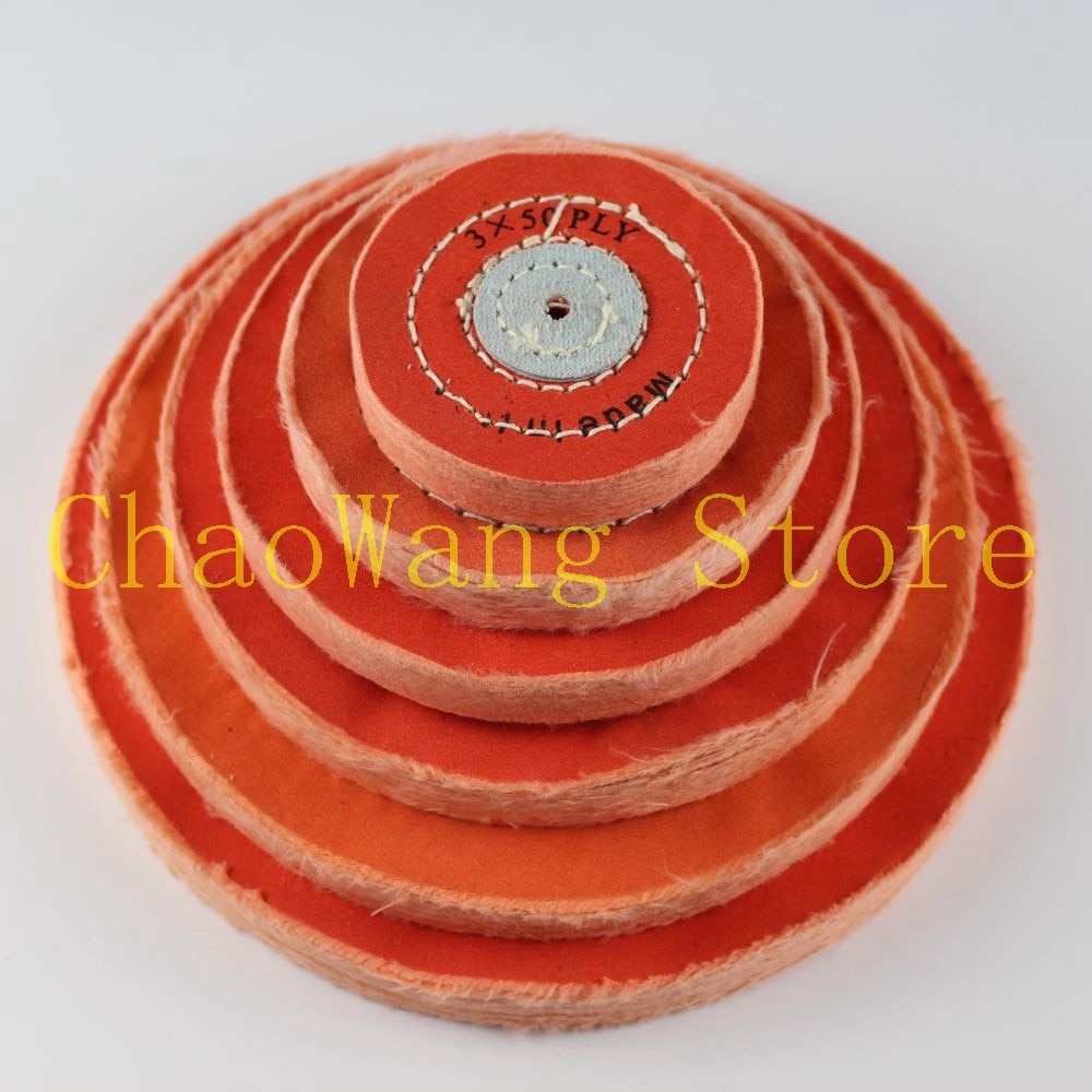 1PC Jewelry Polishing wheel Cotton Polishing Buffs RED Muslin Buffs