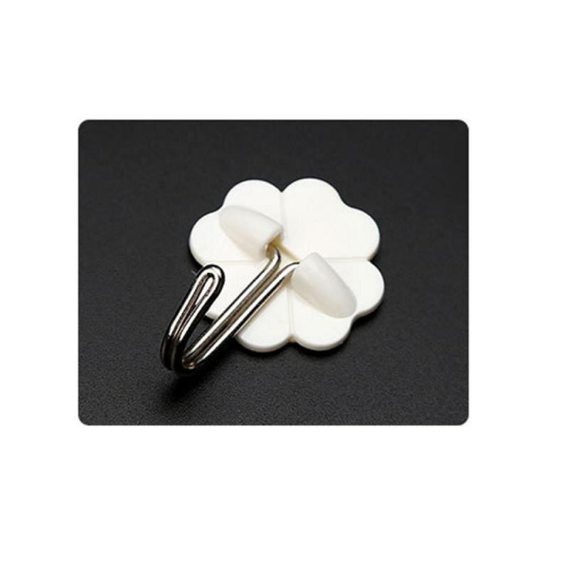 3Pcs/set Umbrella Hook Self Adhesive Hook Wall Door Clothing Hanger Keys Sundry Hanging Hooks Bathroom Kitchen Sticky Holder: Hook 02