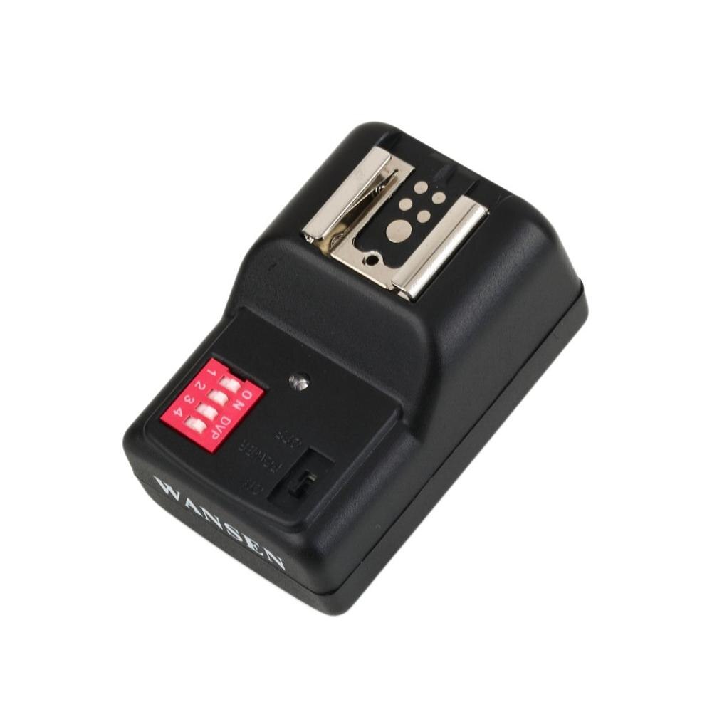 Wireless 4 Kanalen Praktische Flash Trigger Zender Met 2 Ontvangers Set Voor Nikon Voor Canon PT-16GY