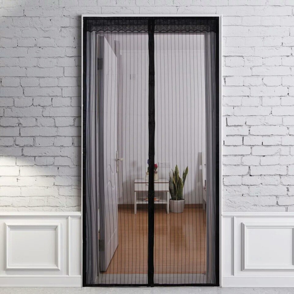 Curtains On the Door Summer Mosquito Net Door Anti Fly Insect Mosquito Door Screen Waterpoof Automatic Door Curtain