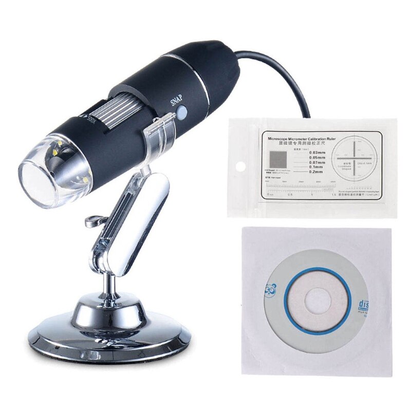 Digitale Usb Microscoop 500X Vergrootglas Portable Endoscoop Microscoop Met Stand
