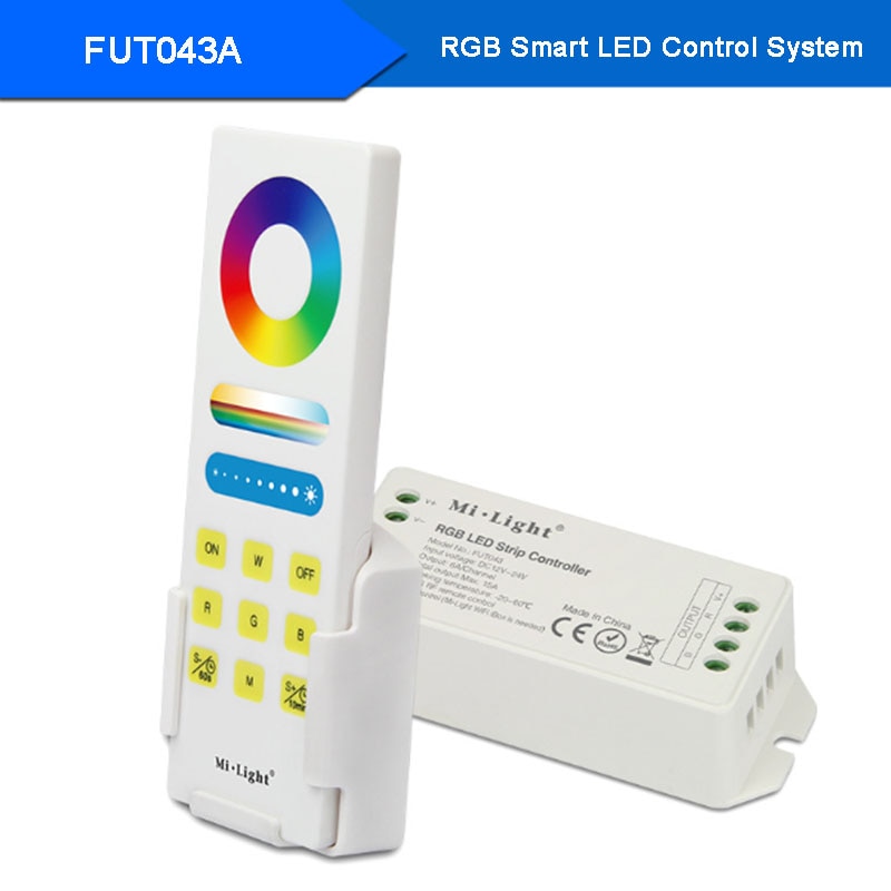 Miboxer 2.4g trådlös fjärrkontroll rgb/rgbw/rgb+cct led strip controller wifi smart panel stäng av ljus timing dimmer  dc12v-24v