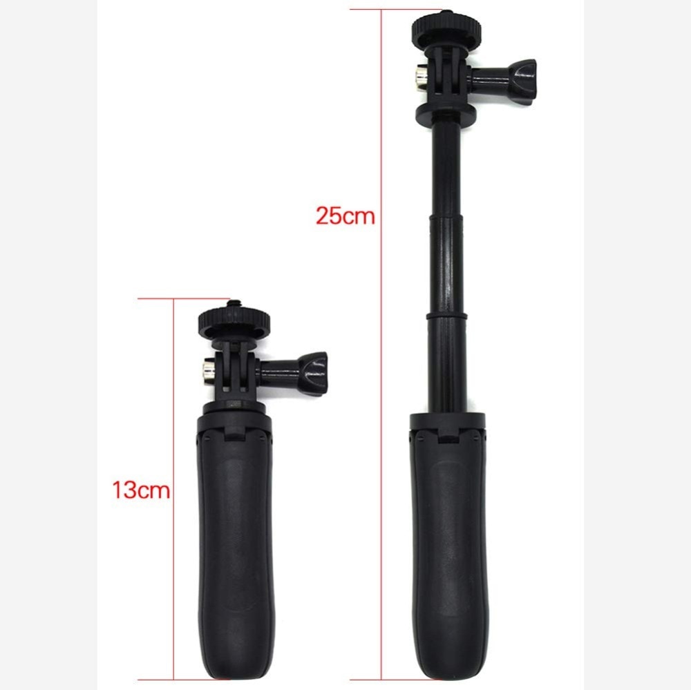 Handheld Mini Tripod Selfie Stick Extendable Monopod Stand for Zoom H1 H1n H2 H2n H4n pro H5 H6 Q2n Q2HD Q3 Q4 Q4n Q8