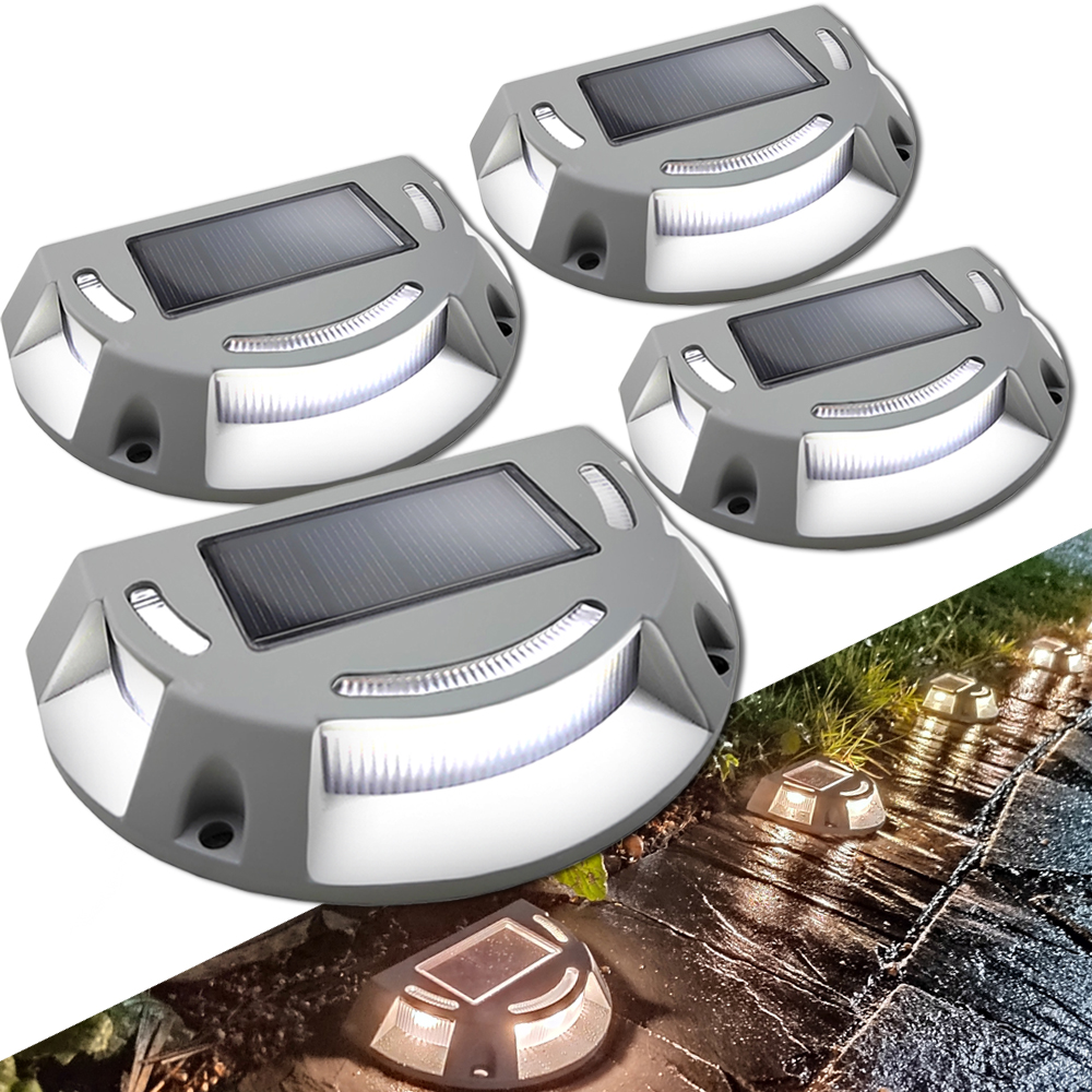 Led-trapverlichting op zonne-energie, waterdichte buitenverlichting voor terras, tuinverlichting, traptredenverlichting op zonne-energie, opritverlichting, steigerverlichting.