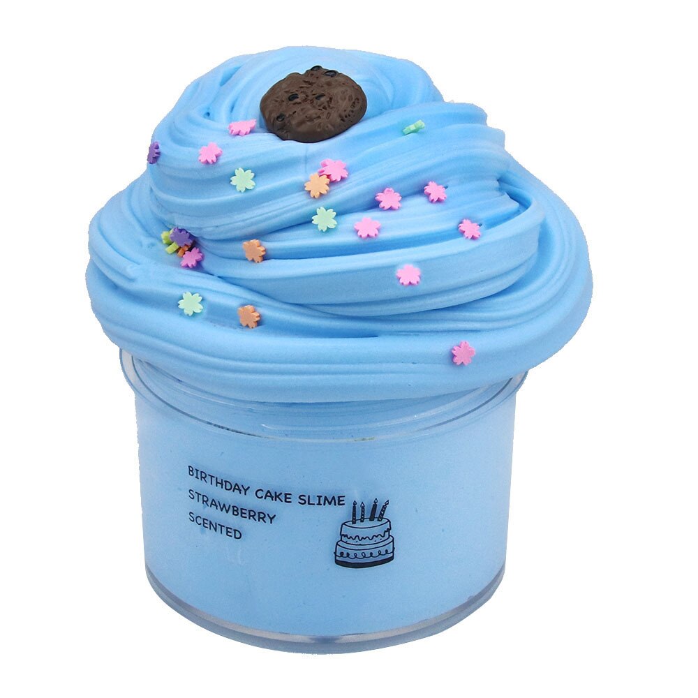 70ml Burro Torta di Melma Soffici Argilla Pendenti E Ciondoli per Slime Additivi Argilla Forniture Plastilina Slimes Kit di Cioccolato Modellazione Giocattolo Per Bambini: 7