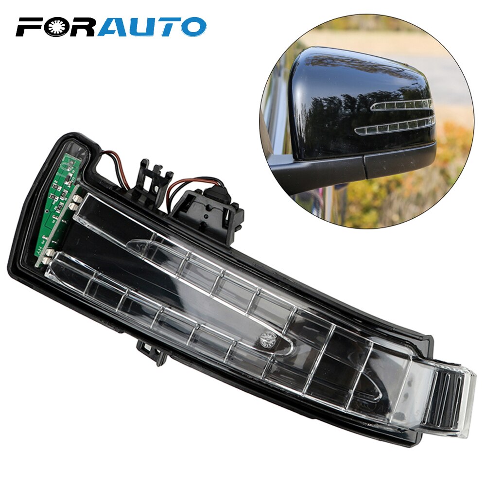 Forauto-lâmpada led seta para espelho retrovisor de carro, indicadores de seta, lâmpada led para benz w221, w212, w204, w176, w245, x154, c204, c117, x117