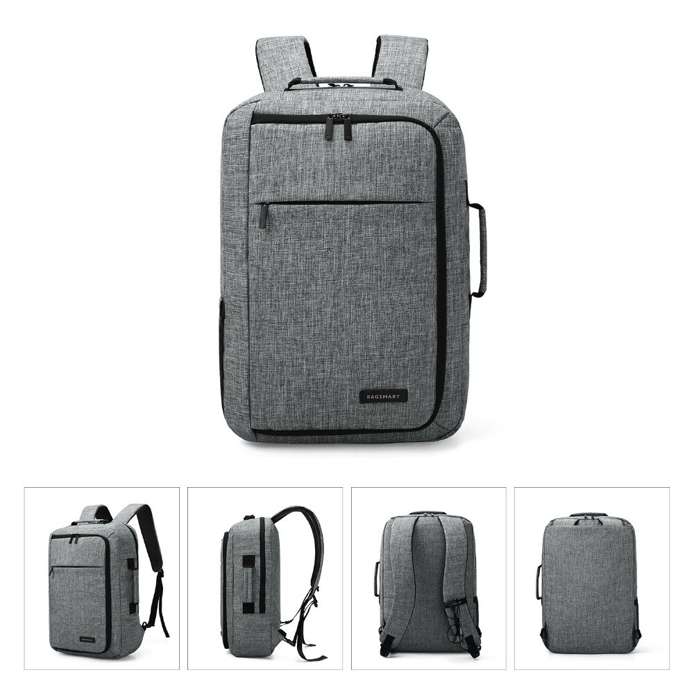 BAGSMART Multifunctionele Bakpack Mannen Reistas Waterdicht Bolsa Mochila voor 15.6 Inch Laptop Rugzak Schooltas Rugzak