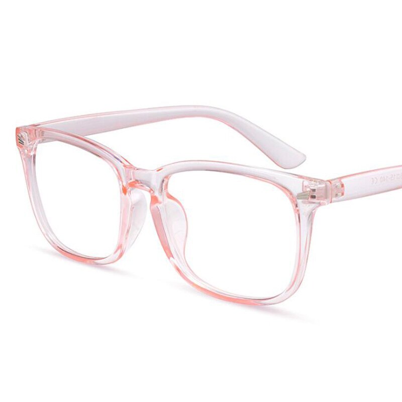 RBENN Blue Light Blocking Glasses Square Nerd Eyeglasses Frame Anti Blue Ray Computer Gaming Glasses UV400: Transparent Pink
