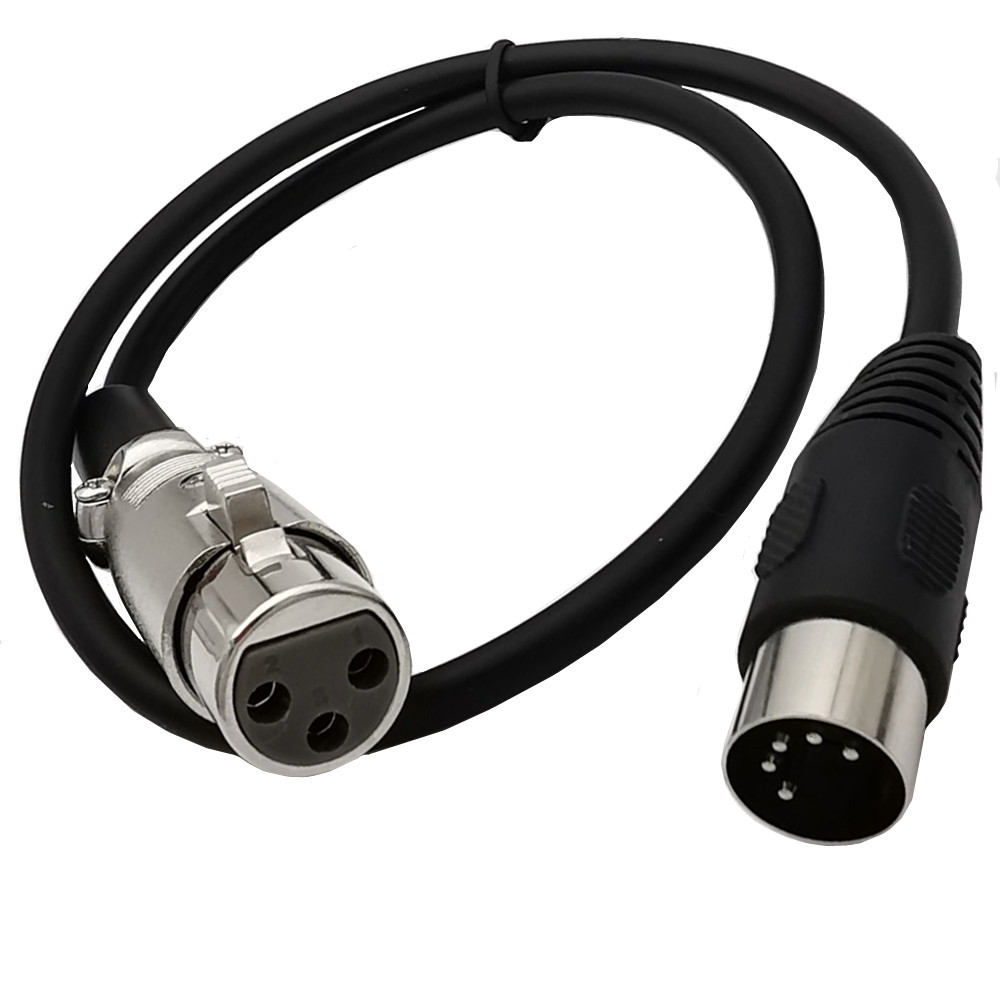 MIDI to XLR Adapter Cable,DIN 5 Pin to XLR 3 Pin Audio cable for Match music instruments or cables with MIDI or XLR connector: Orange