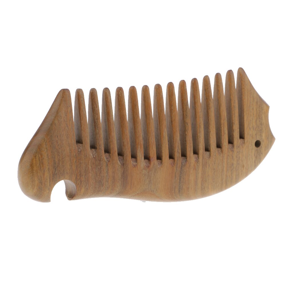 Sandelhout Haar Kam/Grove Detangling Hout/Borstel Houten Hoofdhuid Massage Borstel Anti-Statische