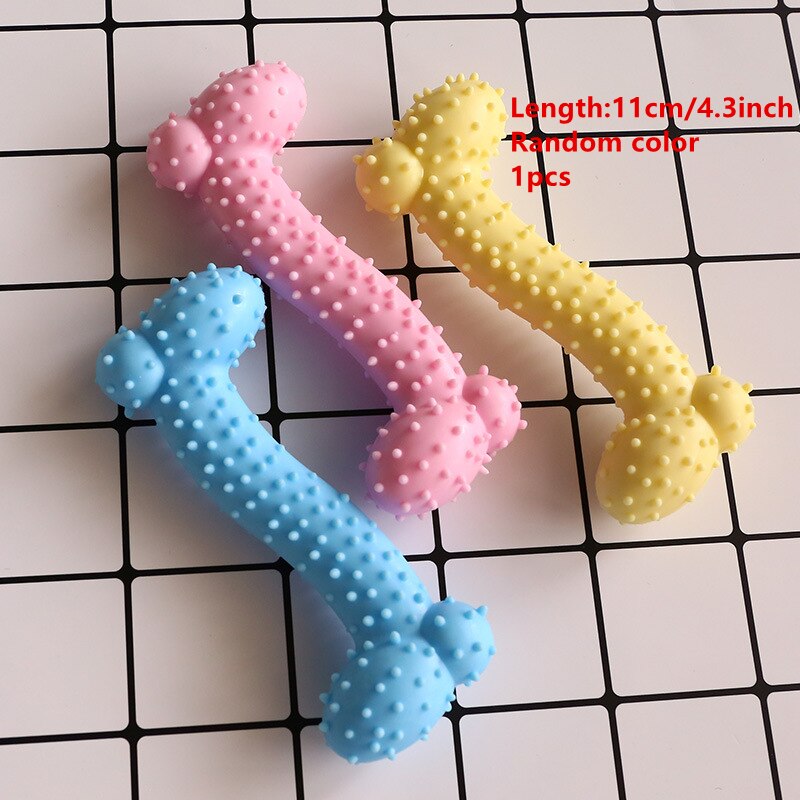 Juguete interactivo con nudo de cuerda para perro, mordedor de goma Natural, pentagrama duradero para entrenamiento de perros pequeños, mordedor, cepillo de dientes: 6