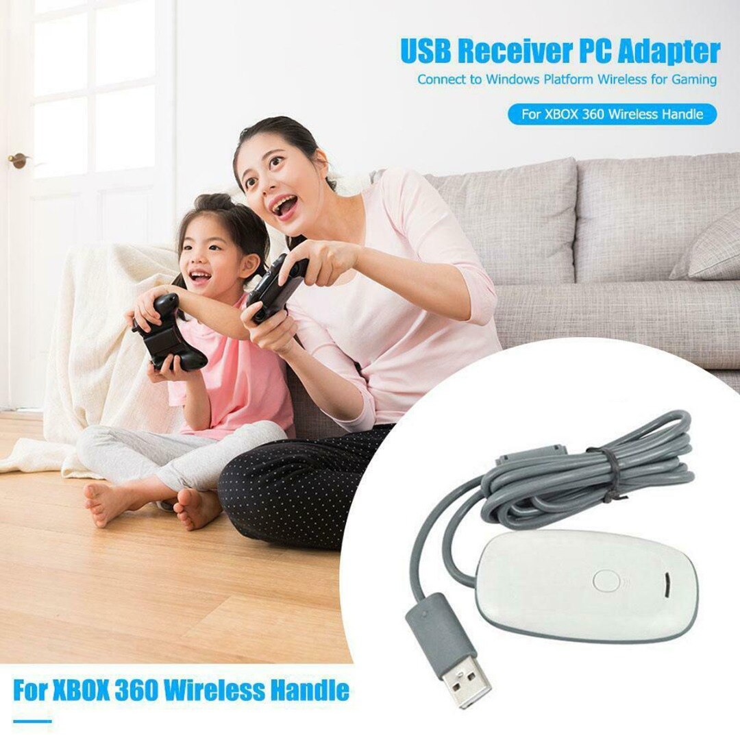1 Pc Usb Wireless Gaming Receiver Adapter Voor Xbox 360 Pc Controller Windows Pc Ontvanger Gaming Accessoires
