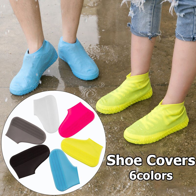 Buty wodoodporny pokrowiec na buty materiał silikonowy Unisex buty ochraniacze akcesoria do butów deszczowy sezon silikonowe pokrowce na buty