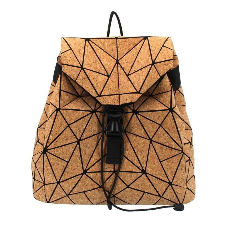 Geometric Luminous Women's Bag Holographic Reflective Flashing Color Backpack: Style H