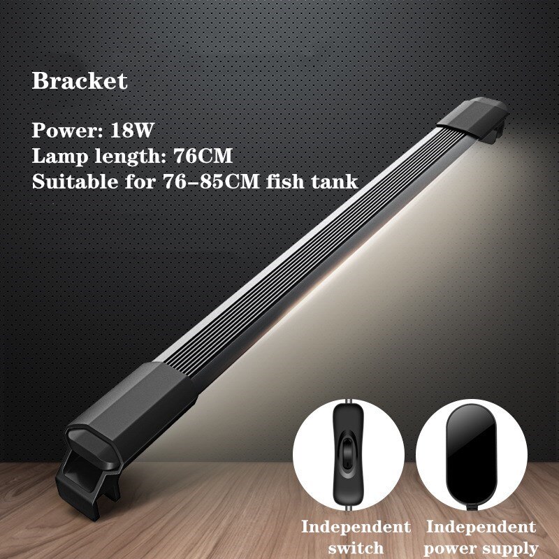 Super Slim LEDs Aquarium Lighting Waterproof Submersible Fish Tank Light for Fresh Water and Salt Water: 8