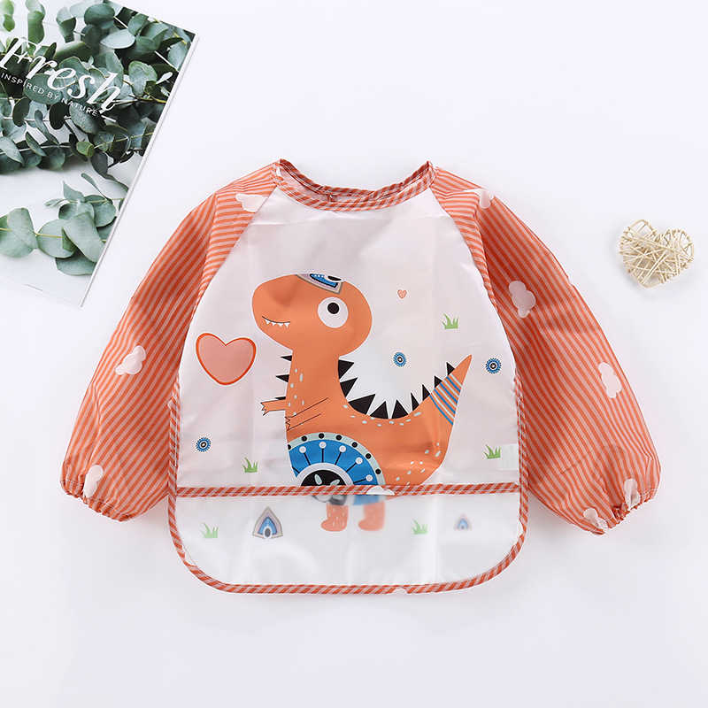 Warmom Baby Bibs Cute Cartoon Animals Waterproof Colorful Children Bib Lunch Feeding Bibs Baby Cartoon Feeding Bibs