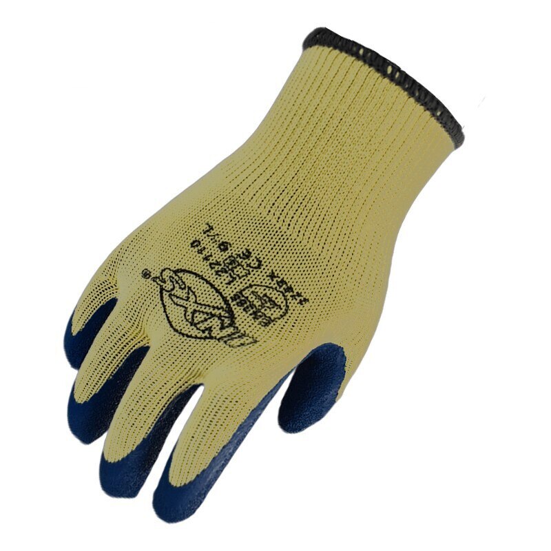 Dipped Latex Coated Palm Anti-Slip Wear-Resistant Knit Work Gloves for Construction Garden