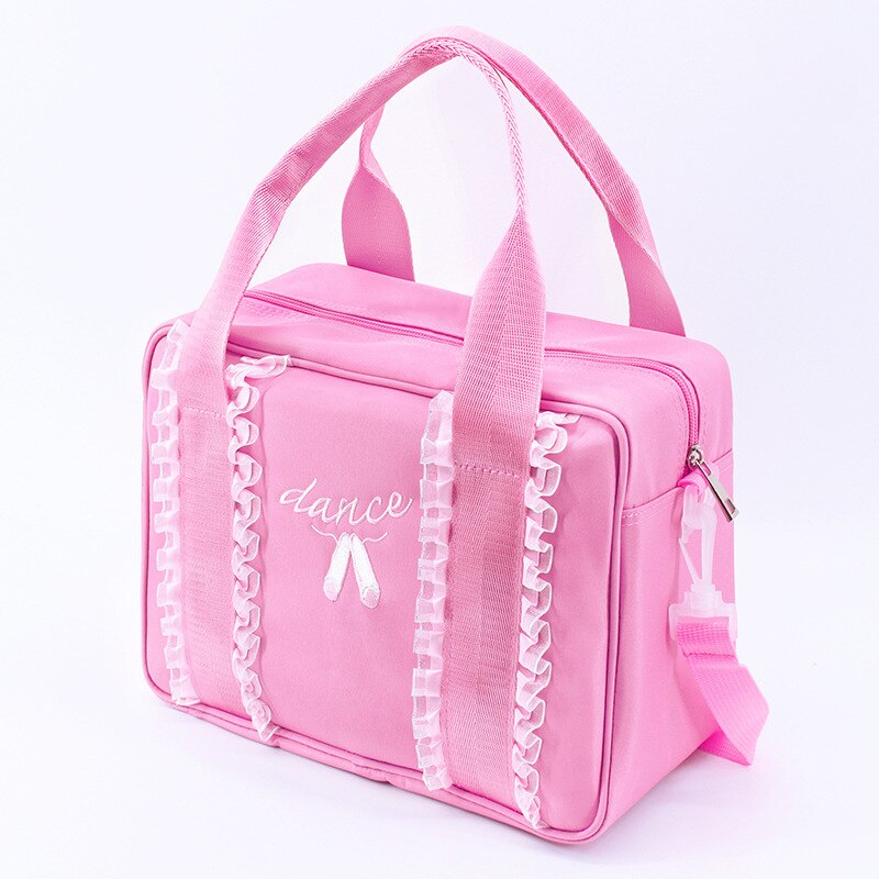 Mochilas de Ballet de color rosa para mujeres y chicas, mochila de Ballet para chicas, paquete de bailarinas, paquete de barriles de bebé, bolsa de Ballet, bolso: as picture2