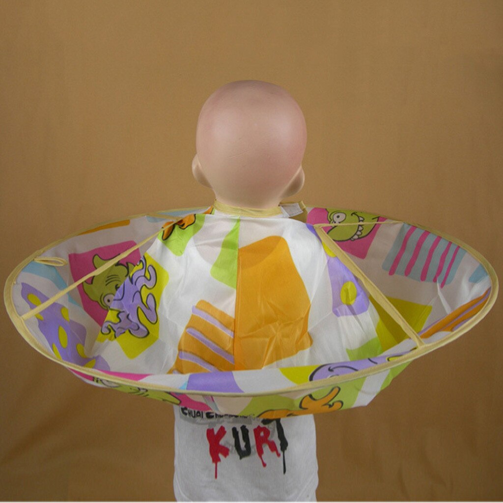 Hair Cutting Cape Kids Boy Hair Cutting Cape Gown Hairdresser Barber Apron Hairdressing Children Friseur Umhang Kinder @35