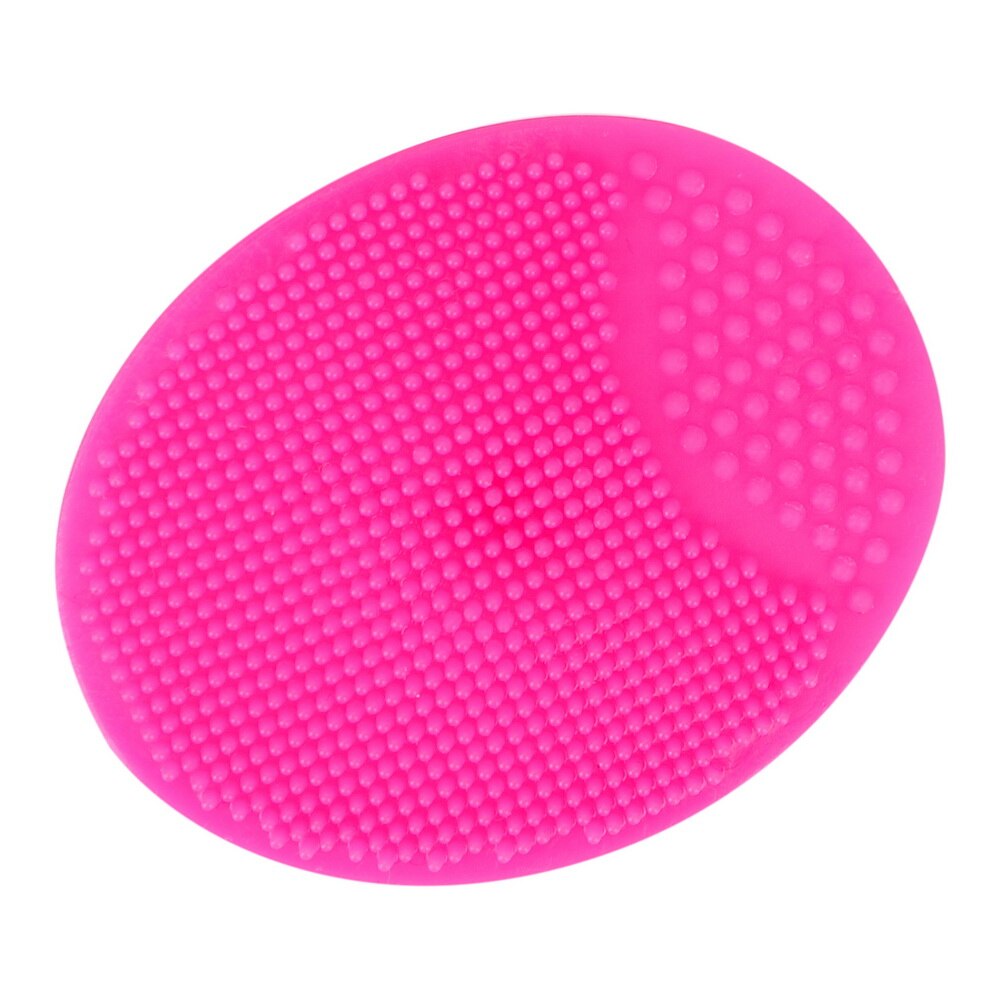 Niceyard siliconen sponzen scrubbers gezichtsreinigingspad superzachte gezichtsreinigingsborstel voor het exfoliëren van mee-eters in de spa: Donkerroze rood