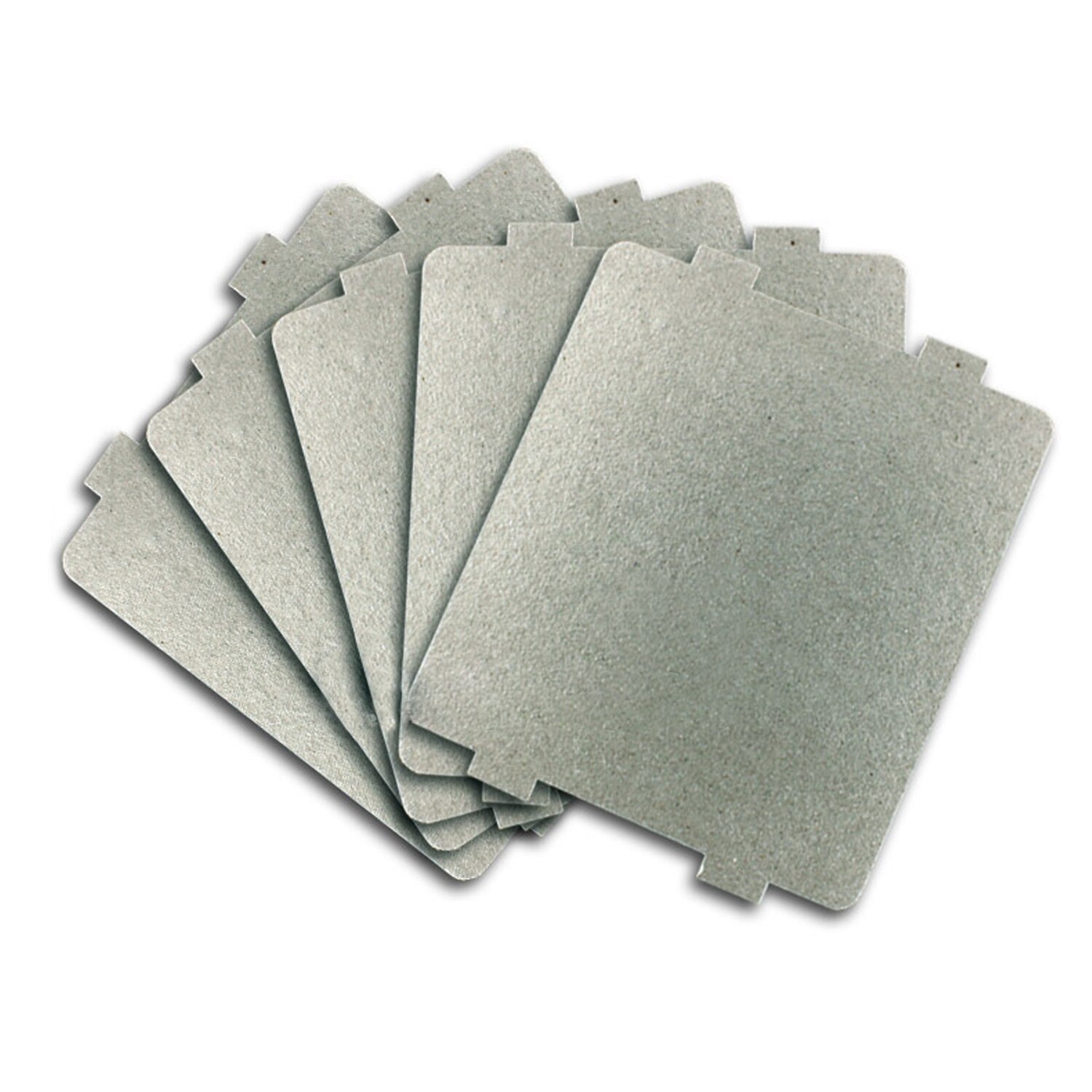 Behogar 5pcs Microwave Oven Mica Plate Sheet Paper Thick Repairing Part Accessories Replacement for Midea Home Use 9.9 x 10.8cm