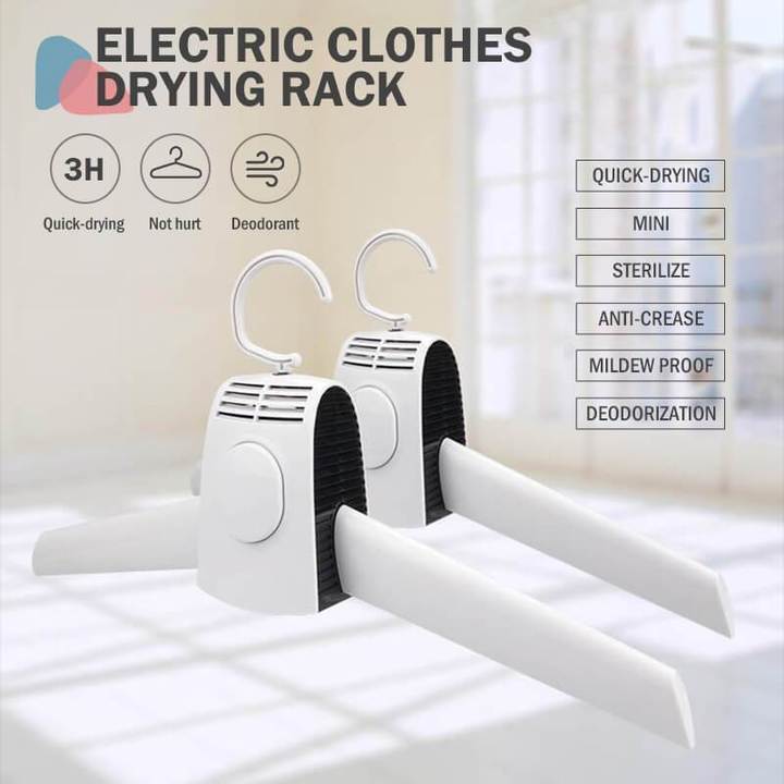 Electric Clothes Drying Rack Hanger Portable Drying Cloth Machine Rack Home Indoor Dorms Dryer Shoes Clothes Cold Rack