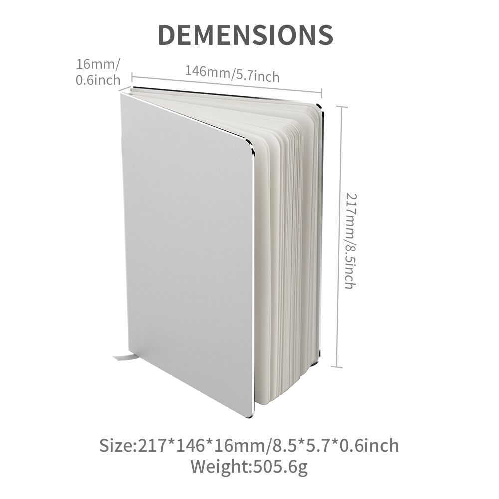 Aluminum Notebook Metal Journal Notebook Hardcover, Delicate and Stylish, for Office and Daily Memo