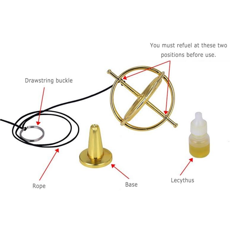 Giroscopio de equilibrio automático, juguete educativo de descompresión antigravedad, dedo, presión científica creativa, alivia el mejor