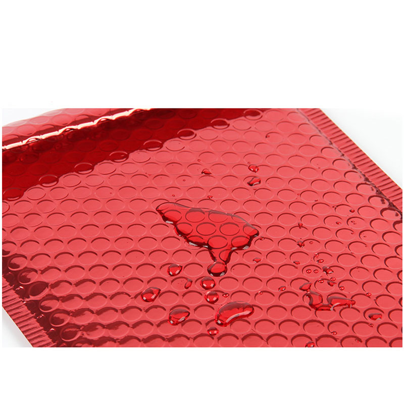 50pcs/lot Bubble Envelopes Bags Mailers Padded Envelope With Bubble Mailing Bag Business Supplies 15*13cm+4cm: Red