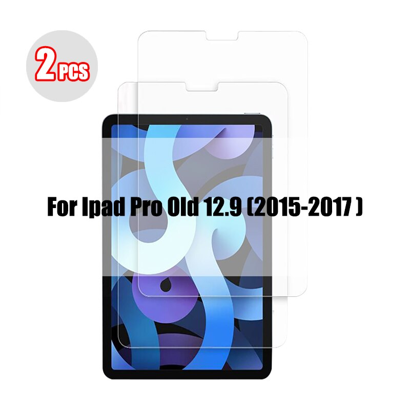 2 sztuk szkło hartowane dla Ipad Pro 11 12.9 9 10.2 10.5 Air 4 3 2 ochraniacz ekranu tabletu dla Ipad Mini 6 5 4 3 1 2020 2021 szklany: For  pro 12.9 old