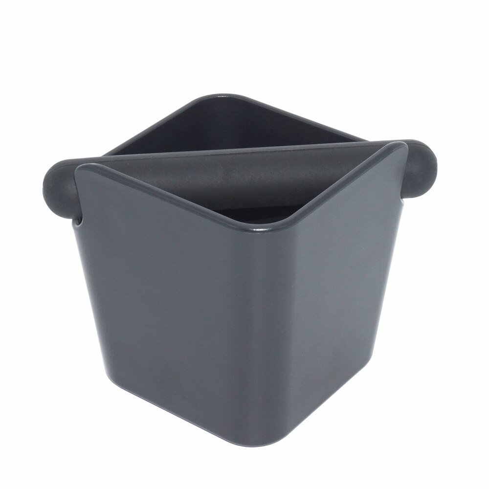 ABS Coffee Grind Knock Box Espresso Knock Box Espresso Grounds Container for Barista + Non-slip Base