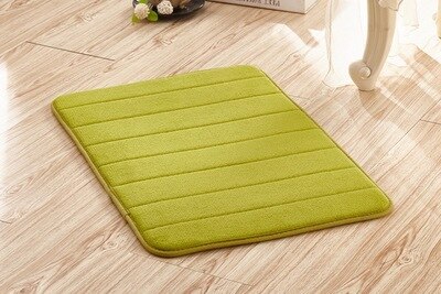 40*60 Cm Badmat Badkamer Tapijt Wateropname Tapijt Shaggy Traagschuim Badkamer Mat Keuken Floor Tapis salle De Bain: Green