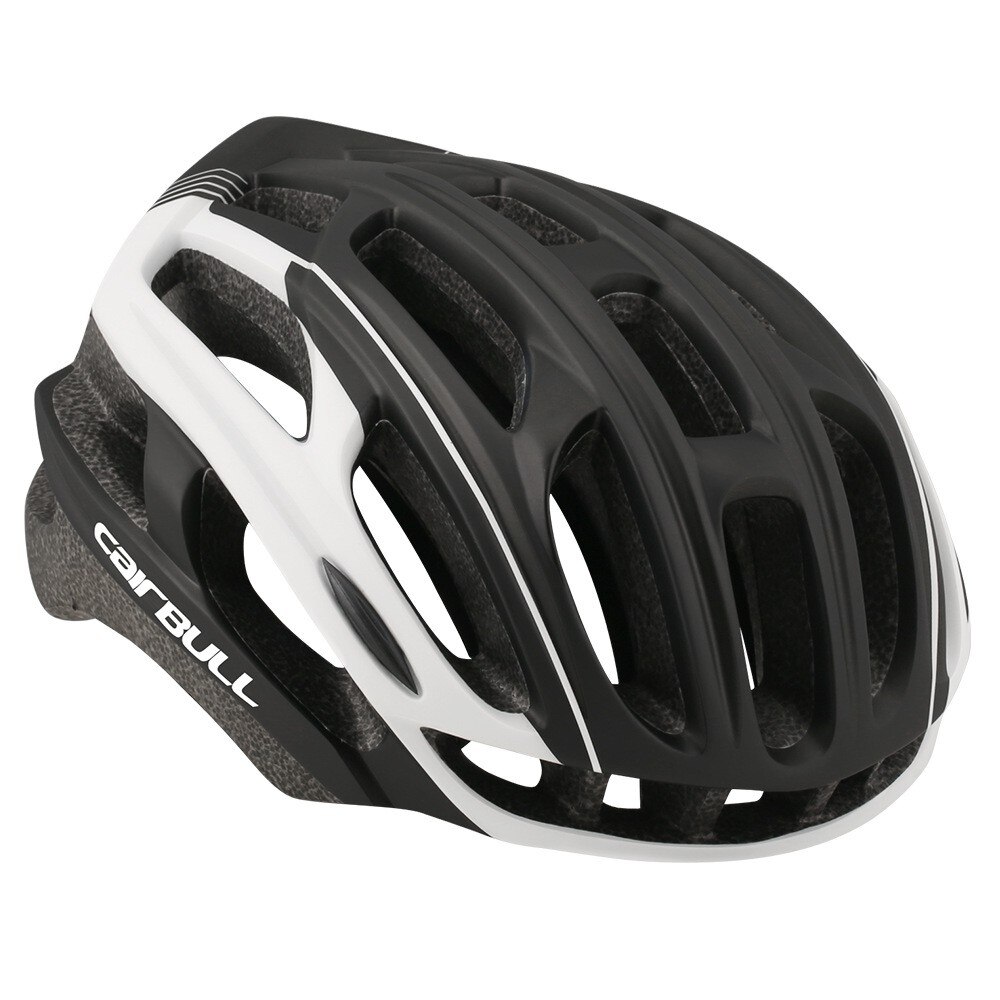 Cairbull – casque de vélo 4D PLUS pour la route, ultraléger, moulé à l&#39;intérieur, pour la sécurité en montagne: black-white