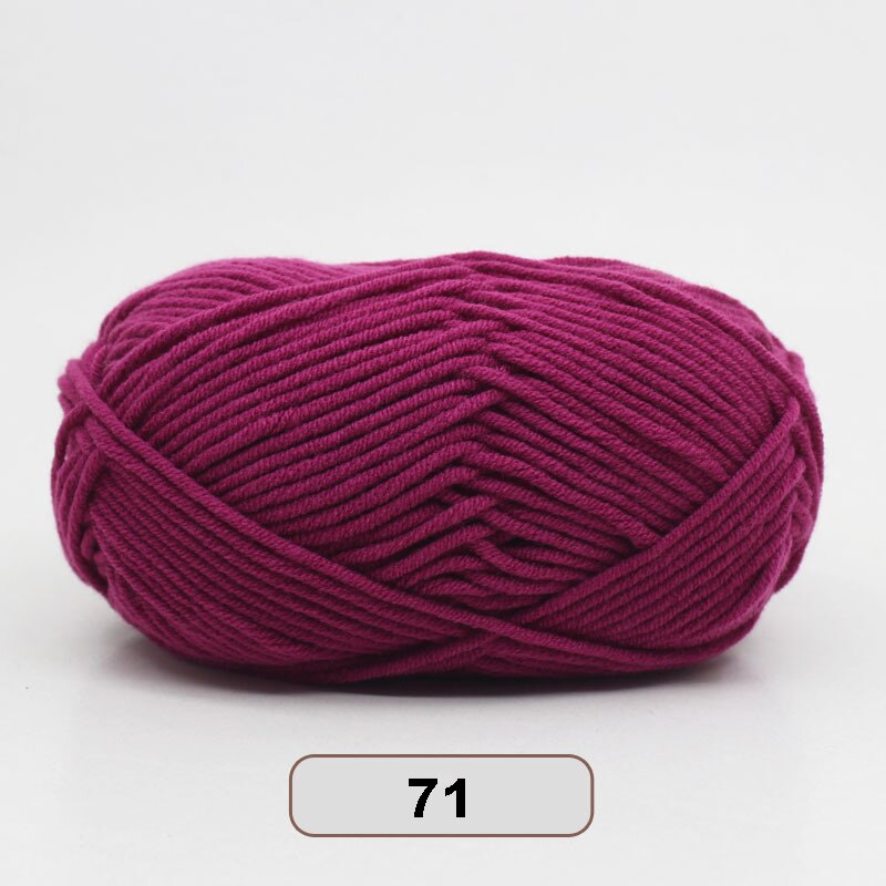 5 Stks/set Melk Katoen Breien Garen Super Zachte Gehaakte Threads Baby Wol Hand-Gebreide Lijnen Voor Geweven Trui Diy ambachten Draad