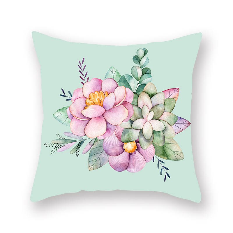 Housse de coussin, motif géométrique, 1 pièce, couleur verte, 45x45cm, Texture marbrée, décoration pour canapé taie d'oreiller: 15