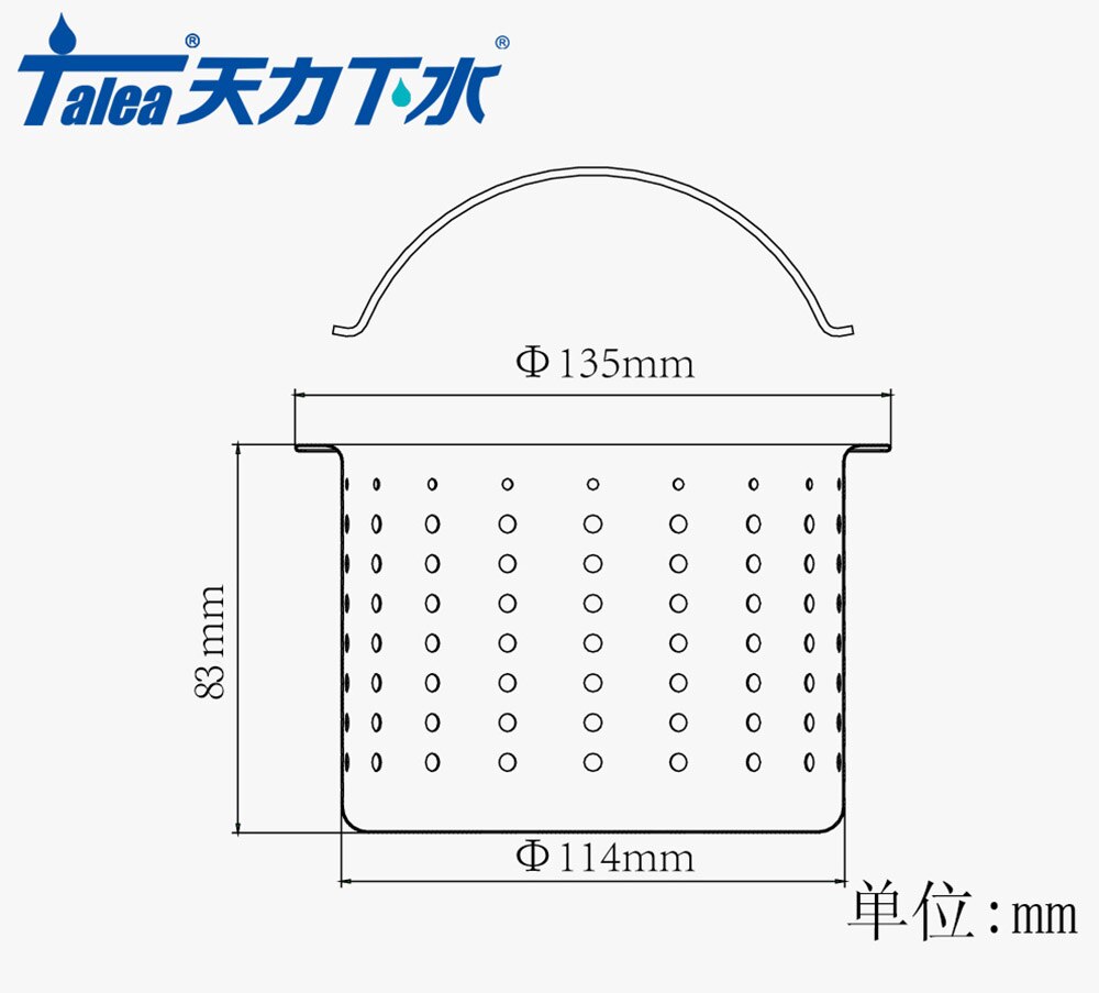 Talea Stainless Steel304 Kitchen Sink Strainer Waste Plug Drain Stopper Filter Basket Net Drain Garbage Stopper