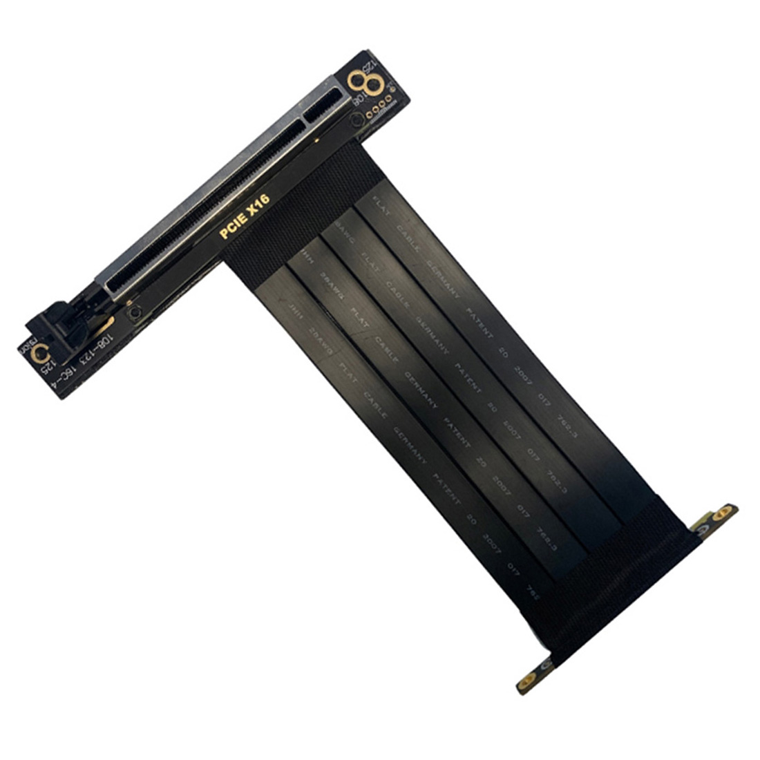 Cable de extensión de tarjeta gráfica PCIe 3,0, 4X, 8X, 16X, GPU, 90 grados, PCI Express X16, adaptador de tarjeta elevadora, Cable Flexible Pci-e