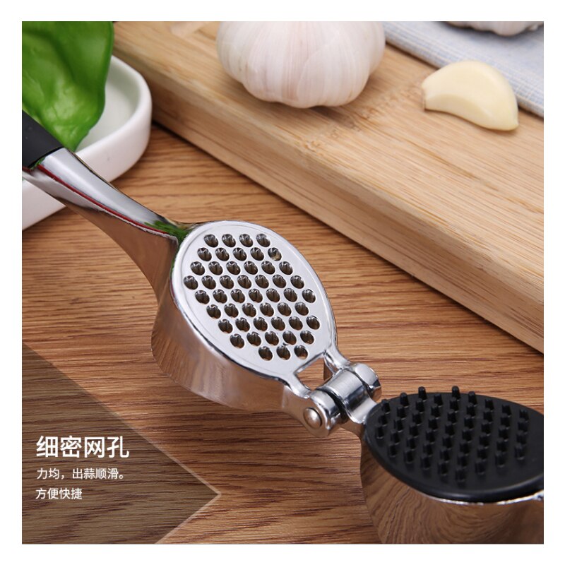 Stainless steel 304# quick hand squeeze garlic ginger presses crusher Manual kitchen tool Garlic peeling device