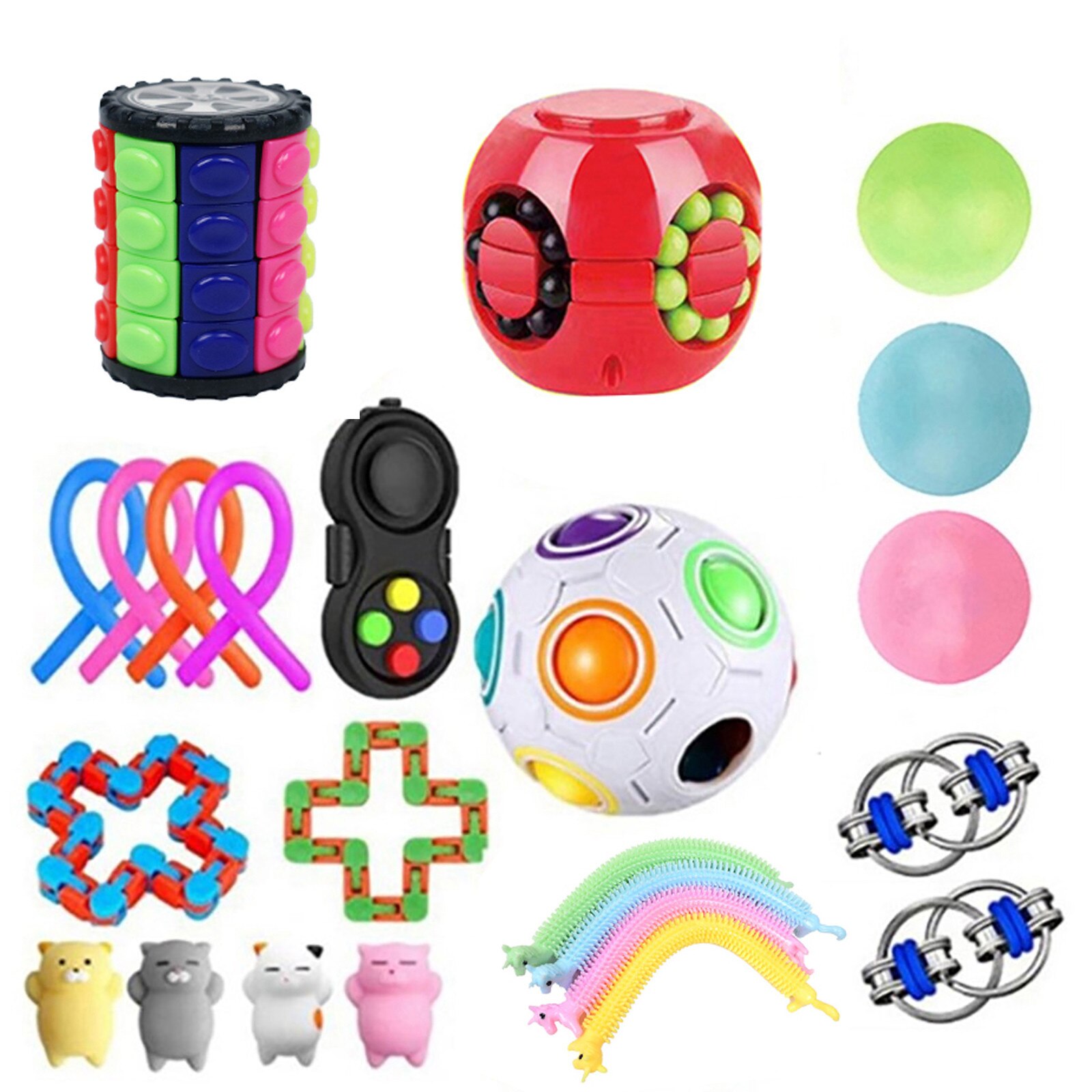 1einstellen Zappeln Spielzeug Anti betonen einstellen dehnbar Saiten spielzeug für Erwachsene freundlicher Pack Squishy Sensorischen Antistress Linderung Figet spielzeug