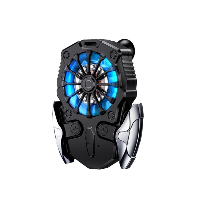 2-In-1 Universal Mobile Phone USB Game Cooler System Cooling Fan Gamepad Holder Stand Radiator For IPhone Tablet Huawei Phone: Default Title