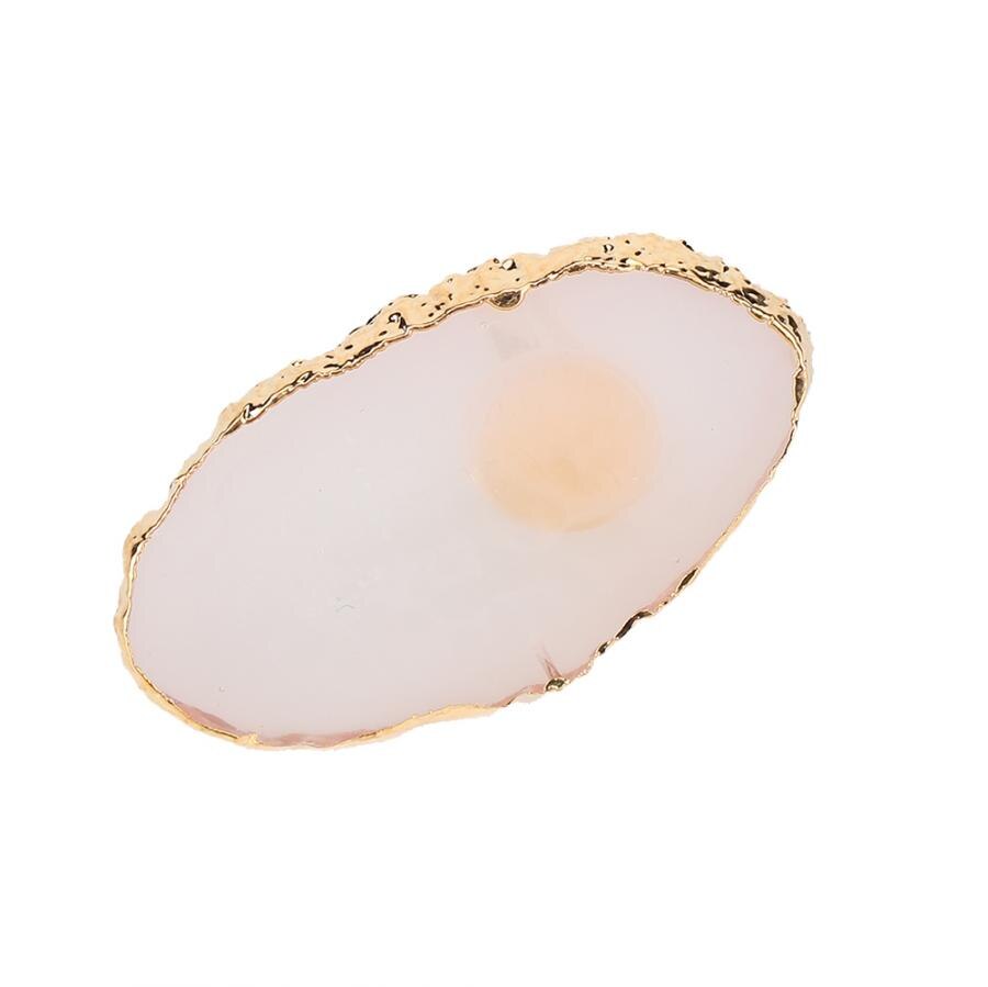 Résine Mini Nail Art Gel vernis couleur plaque de mélange conseils support d'affichage manucure outil ongle Gel plat ongle Gel peinture: WHITE