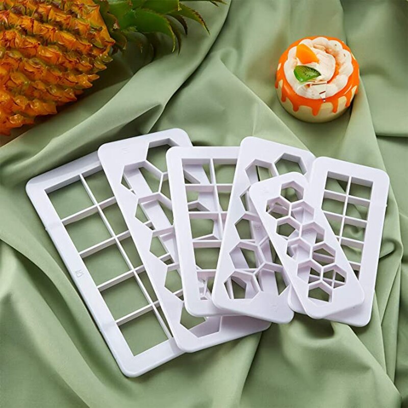 Emporte-pièce hexagonal multi-formes géométriques, pour Fondant à gâteau, emporte-pièce en argile polymère, projets artisanaux