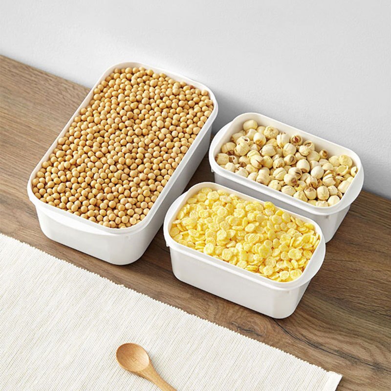 Household Sealed Food Sorting Storage Box Fresh-keeping Box Kitchen Moisture-proof Stackable Bento Box Refrigerator Organizer