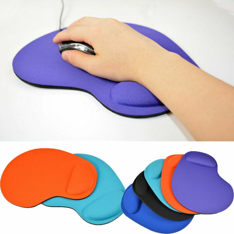 Skydd handled musmatta spel kontor musmatta matta handledsstöd stöd för pc laptop 2- i -1 memory foam kudde 24*20cm