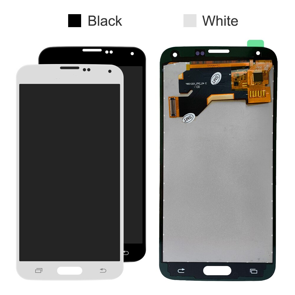 Prova di 100% TFT per Samsung galassia S5 Schermo LCD tocco schermo Digitizer per Samsung S5 Schermo G900M G900F Schermo LCD di ricambio