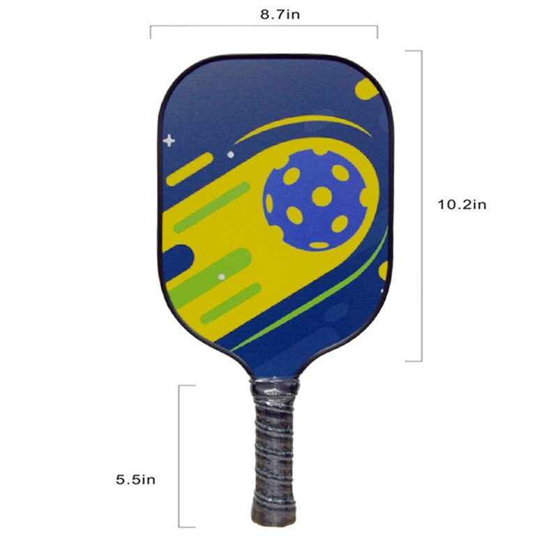 Draagbare Pickleball Professionele Racket Set Glasvezel Samenstelling Pp Honingraat Kern Tennis Rackets