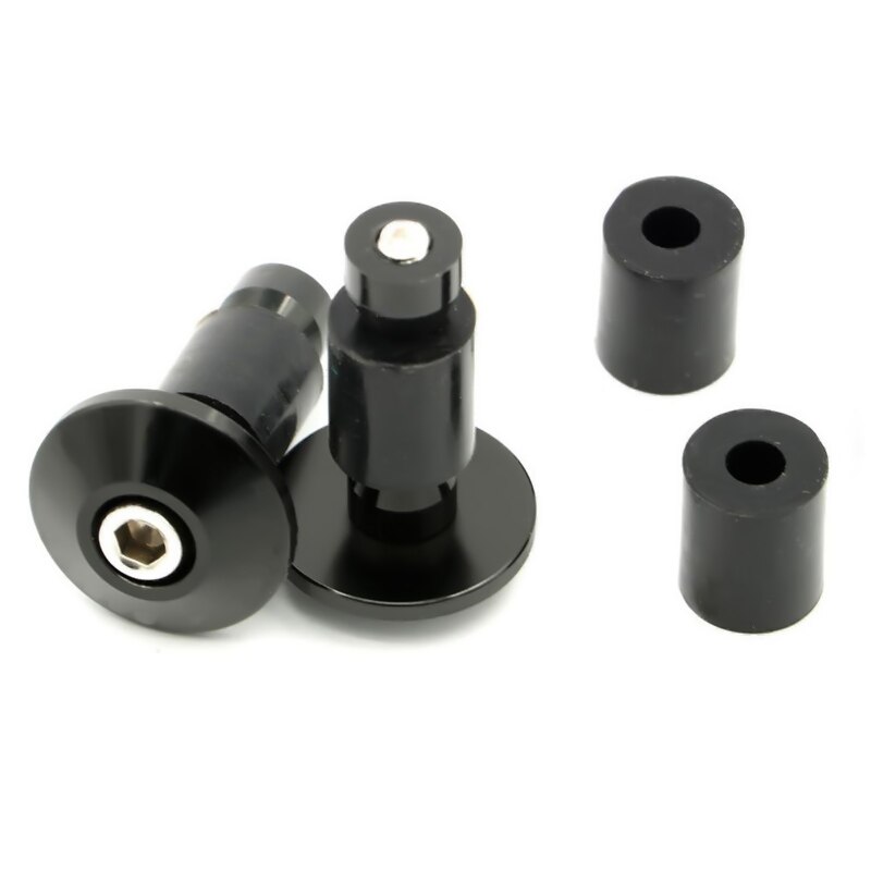 7/8 "22mm motocykl CNC kierownica czapka kierownica uchwyty bar kończy dla Honda Yamaha Kawasaki Suzuki Ducati triumf KTM: czarny