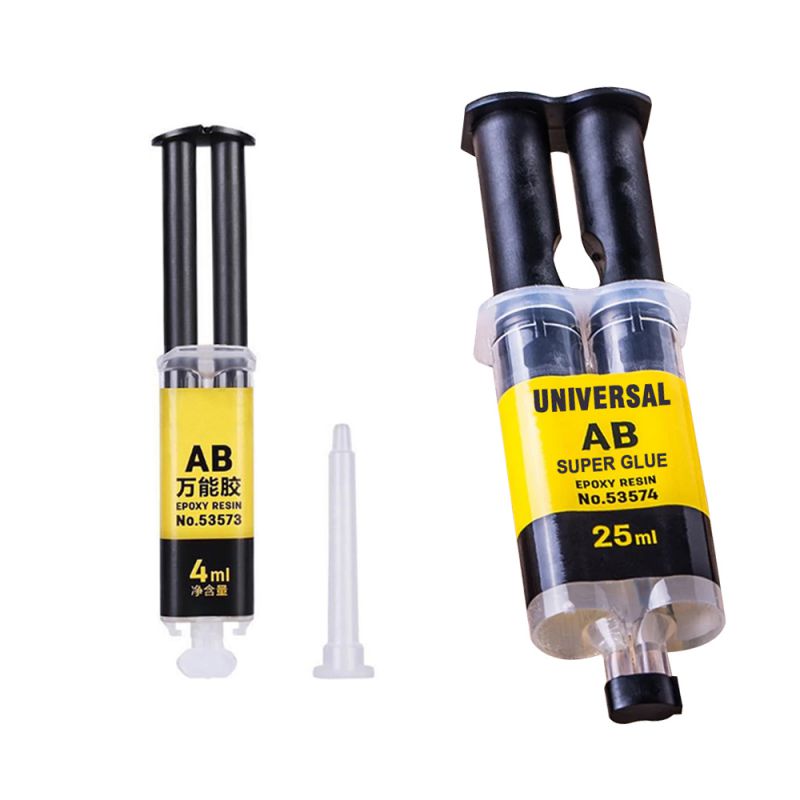Colle liquide universelle de résine époxyde de colle superbe d'ab de 25ML colle adhésive forte de réparation de ménage pour la colle en verre en plastique de céramique en métal